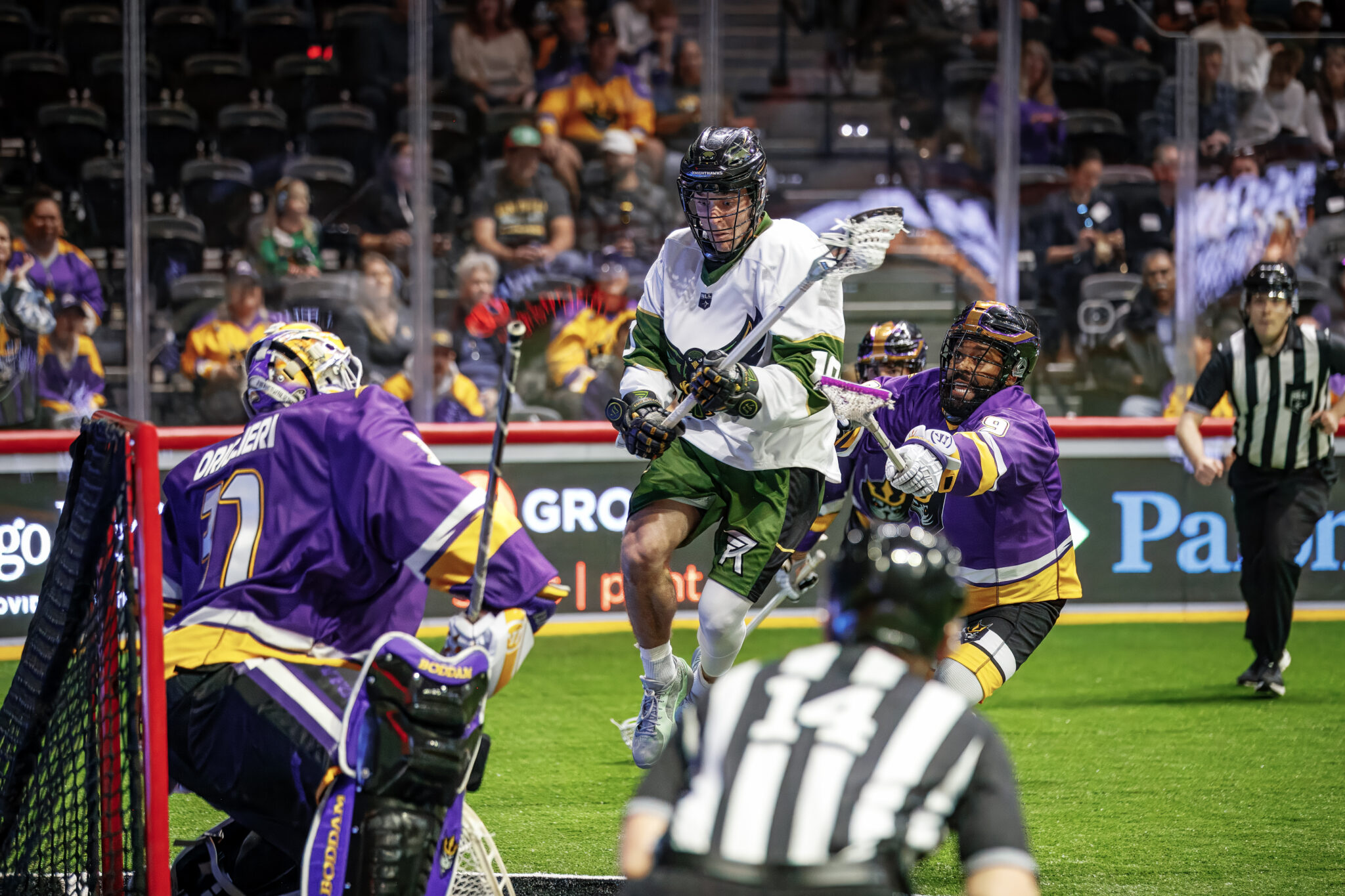 HARTLEY'S CAREER GAME POWERS KNIGHTHAWKS TO OPENING WIN Rochester
